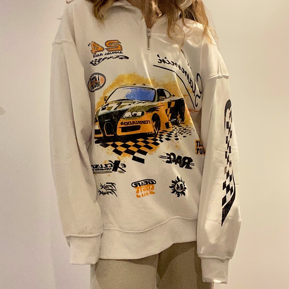 ❌NOT AVAILABLE❌ Race Car Quarter Zip